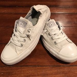 White Converse, Women 8, men 6